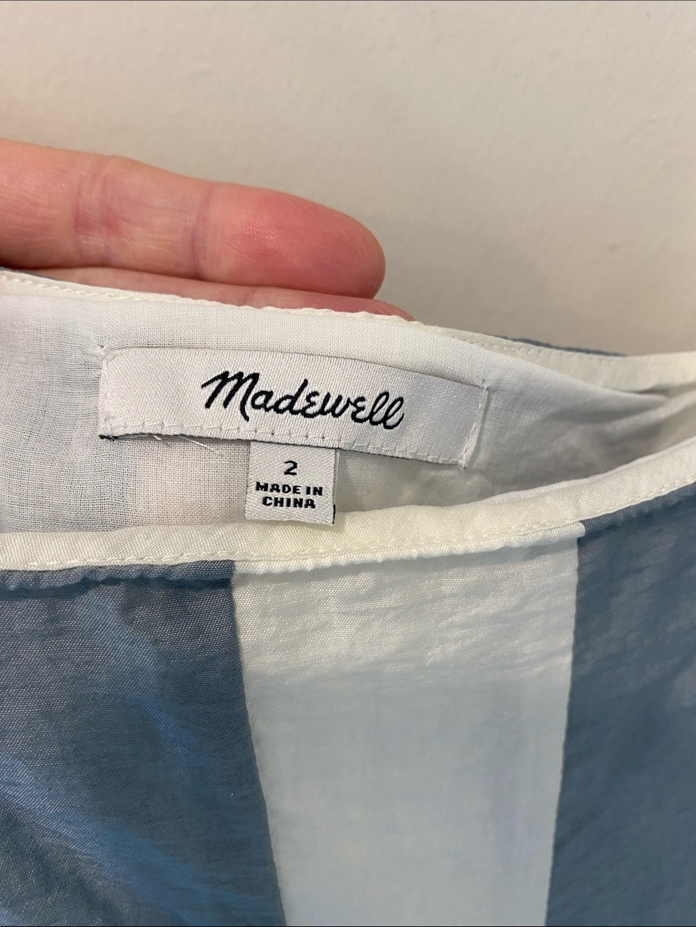 Madewell Striped Midi Dress - Picture 7 of 9